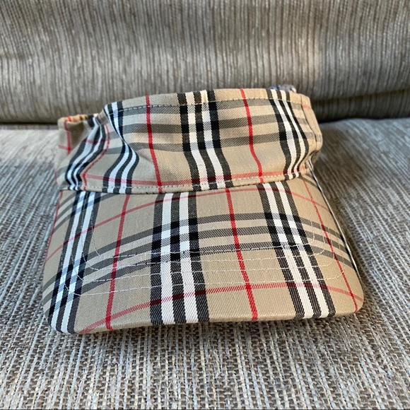 no brand Other - Burberry Style Hat Visor Adjustable One Size